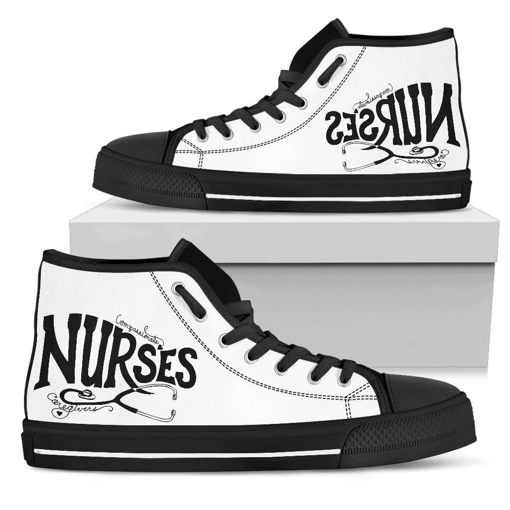 Nurse Canvas Hi Top 5 - Nurse Kicks - Nurse Shoes